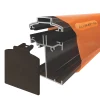 ALUKAP-SS Brown Self-Support Bar 60mm X 4800mm -ClearAmber shop 384FH P