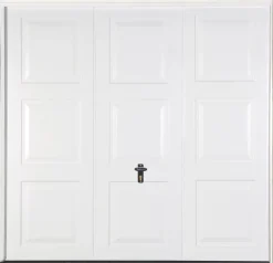 Gliderol Georgian 7&apos; X 7&apos; Non-Insulated Framed Steel Up & Over Garage Door White