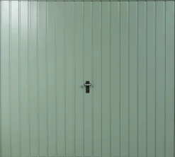 Gliderol Vertical 7&apos; X 6&apos; 6" Non-Insulated Framed Steel Up & Over Garage Door Chartwell Green
