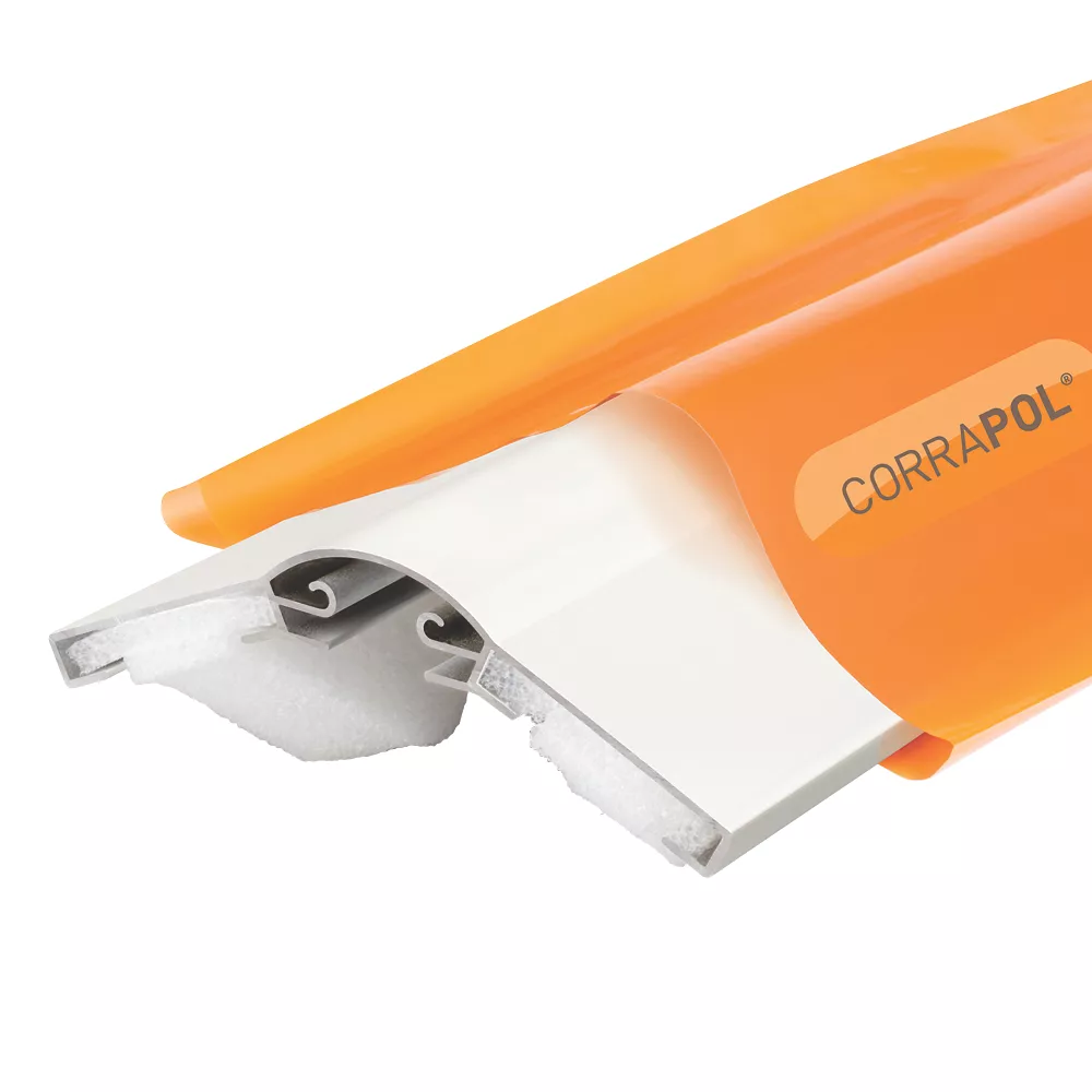 Corrapol White 3mm Super Ridge Bar 148mm X 6000mm 3 Corrapol White 3mm Super Ridge Bar 148mm X 6000mm