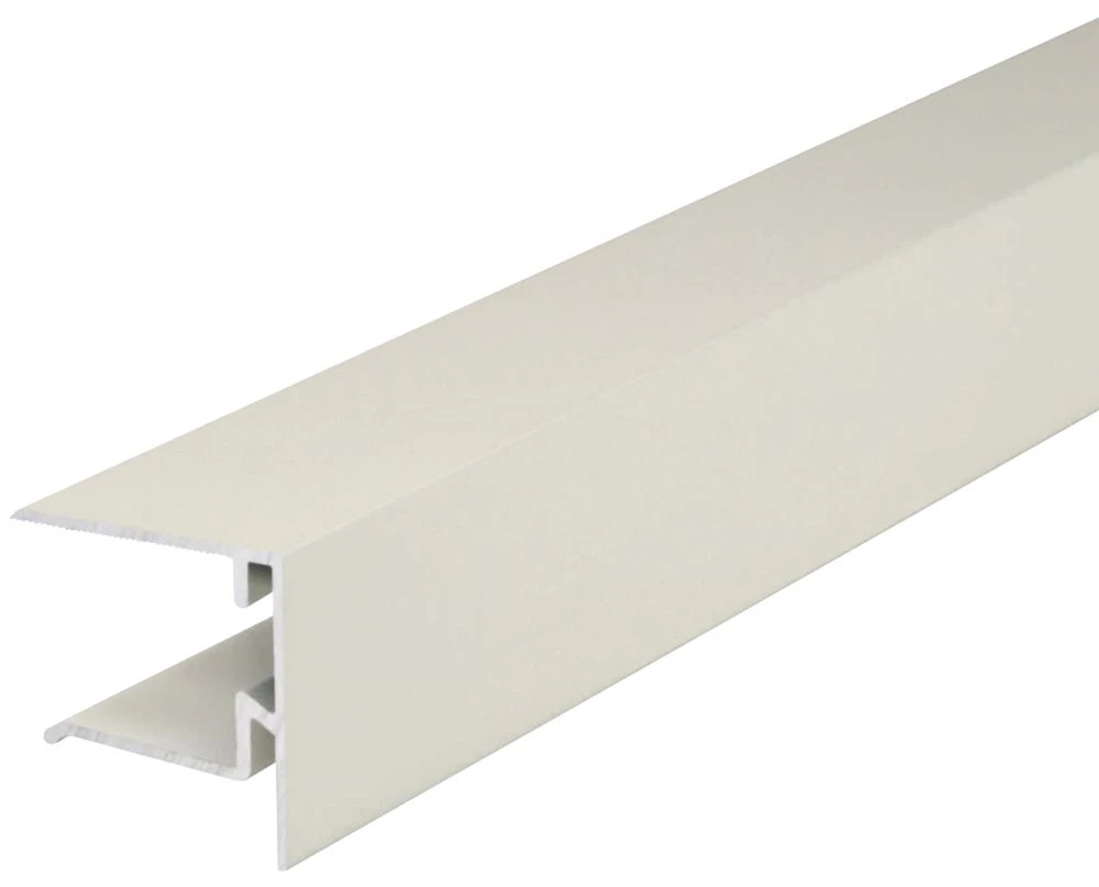 ALUKAP-XR White 25mm Sheet End Stop Bar 40mm X 3000mm 3 ALUKAP-XR White 25mm Sheet End Stop Bar 40mm X 3000mm