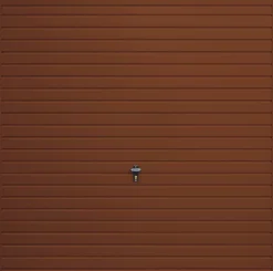 Gliderol Horizontal 7&apos; 6" X 6&apos; 6" Non-Insulated Framed Steel Up & Over Garage Door Clay Brown