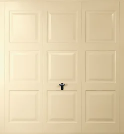 Gliderol Georgian 7&apos; 6" X 6&apos; 6" Non-Insulated Framed Steel Up & Over Garage Door Ivory