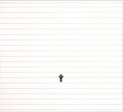 Gliderol Horizontal 7&apos; 6" X 6&apos; 6" Non-Insulated Frameless Steel Up & Over Garage Door White