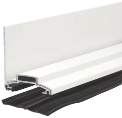 ALUKAP-XR White Glazing Wall Bar With Gasket 60mm X 4800mm