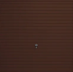 Gliderol Horizontal 7&apos; 6" X 6&apos; 6" Non-Insulated Framed Steel Up & Over Garage Door Mahogany Brown