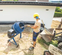 Scheppach Scheppach MIX120 Cement Mixer 230V -ClearAmber shop 450RF A2