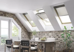 Keylite Manual Centre-Pivot Lacquered Timber Roof Window Clear 550 X 780mm -ClearAmber shop 457JT A2