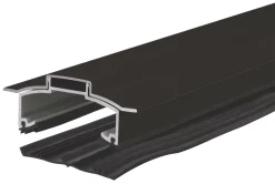 ALUKAP-XR Brown Glazing Hip Bar With Gasket 80mm X 3000mm