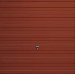Gliderol Horizontal 7&apos; X 7&apos; Non-Insulated Frameless Steel Up & Over Garage Door Terracotta
