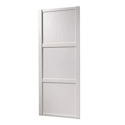 Spacepro Shaker 1-Door Sliding Wardrobe Door White Frame White Panel 610 X 2260mm