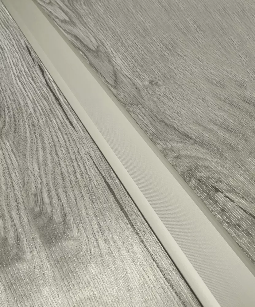 Unika Matt Steel Aluminium Floor Threshold 900mm 4 Unika Matt Steel Aluminium Floor Threshold 900mm - Image 2