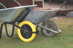 Walsall Wheelbarrows Walsall Universal Puncture-Proof Wheelbarrow Wheel 350mm -ClearAmber shop 498HF A1