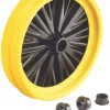 Walsall Wheelbarrows Walsall Universal Puncture-Proof Wheelbarrow Wheel 350mm -ClearAmber shop 498HF P