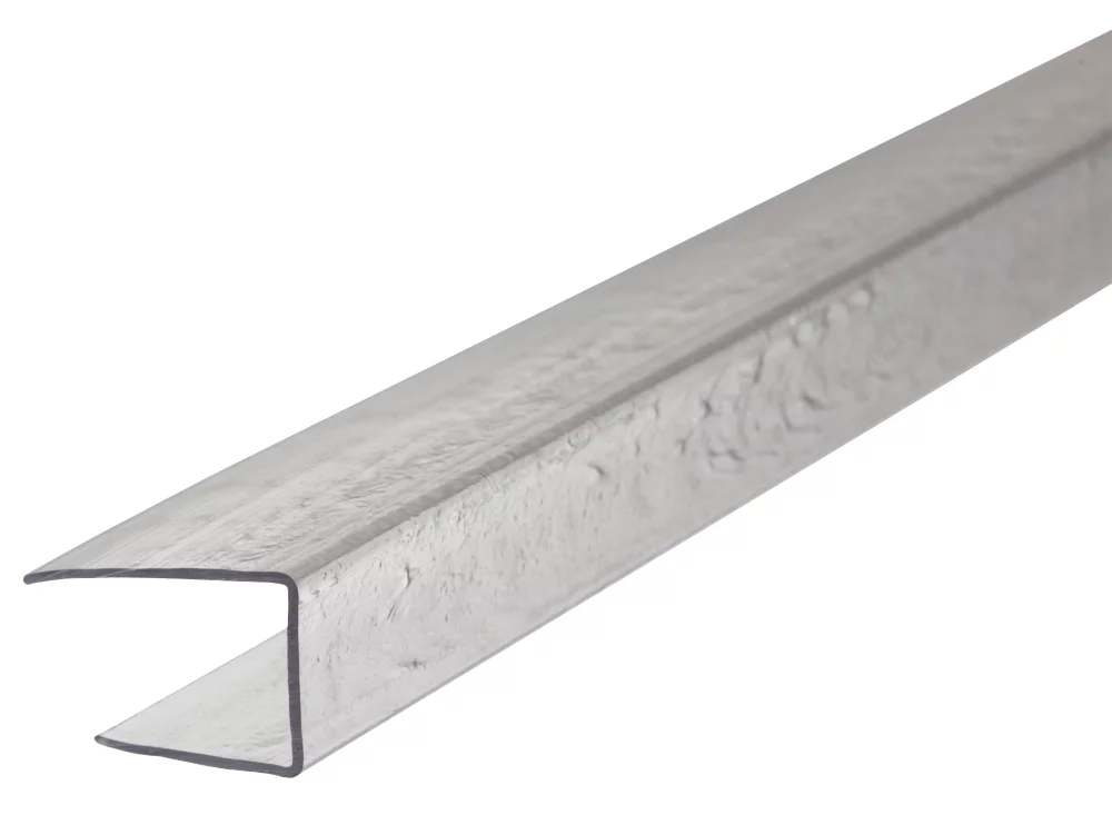 SNAPA Clear 16mm C-Section Glazing Bar 20mm X 3000mm 3 SNAPA Clear 16mm C-Section Glazing Bar 20mm X 3000mm