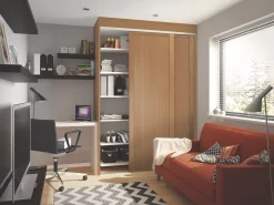 Spacepro Shaker 2-Door Panel Sliding Wardrobe Doors Oak Frame Oak Panel 1753 X 2260mm 7 Spacepro Shaker 2-Door Panel Sliding Wardrobe Doors Oak Frame Oak Panel 1753 X 2260mm -ClearAmber shop 5061F A2