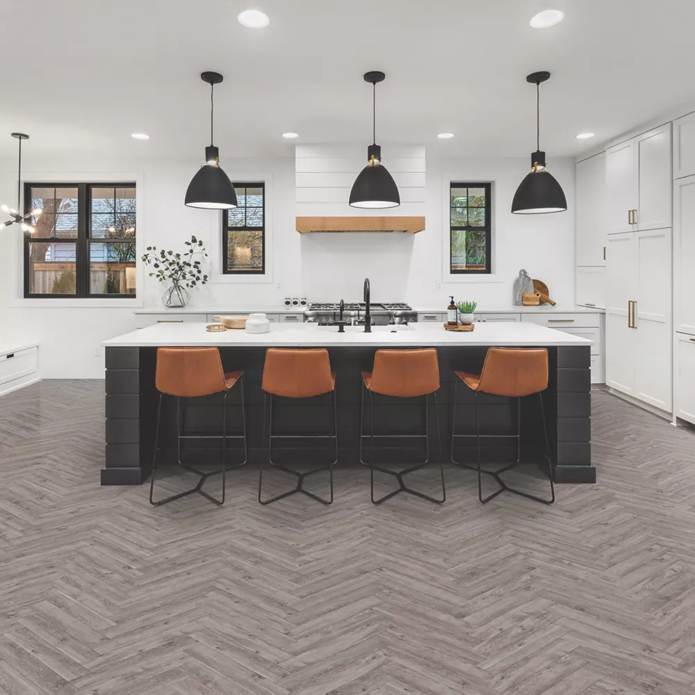 Kraus Langley Grey Wood-Effect Vinyl Flooring 2.34m² 4 Kraus Langley Grey Wood-Effect Vinyl Flooring 2.34m² - Image 2