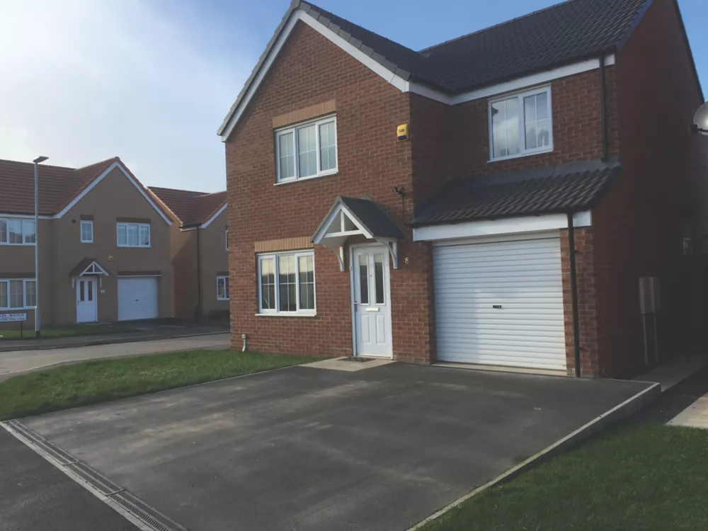 Gliderol 7' 5" X 7' Non-Insulated Steel Roller Garage Door White 4 Gliderol 7' 5" X 7' Non-Insulated Steel Roller Garage Door White - Image 2