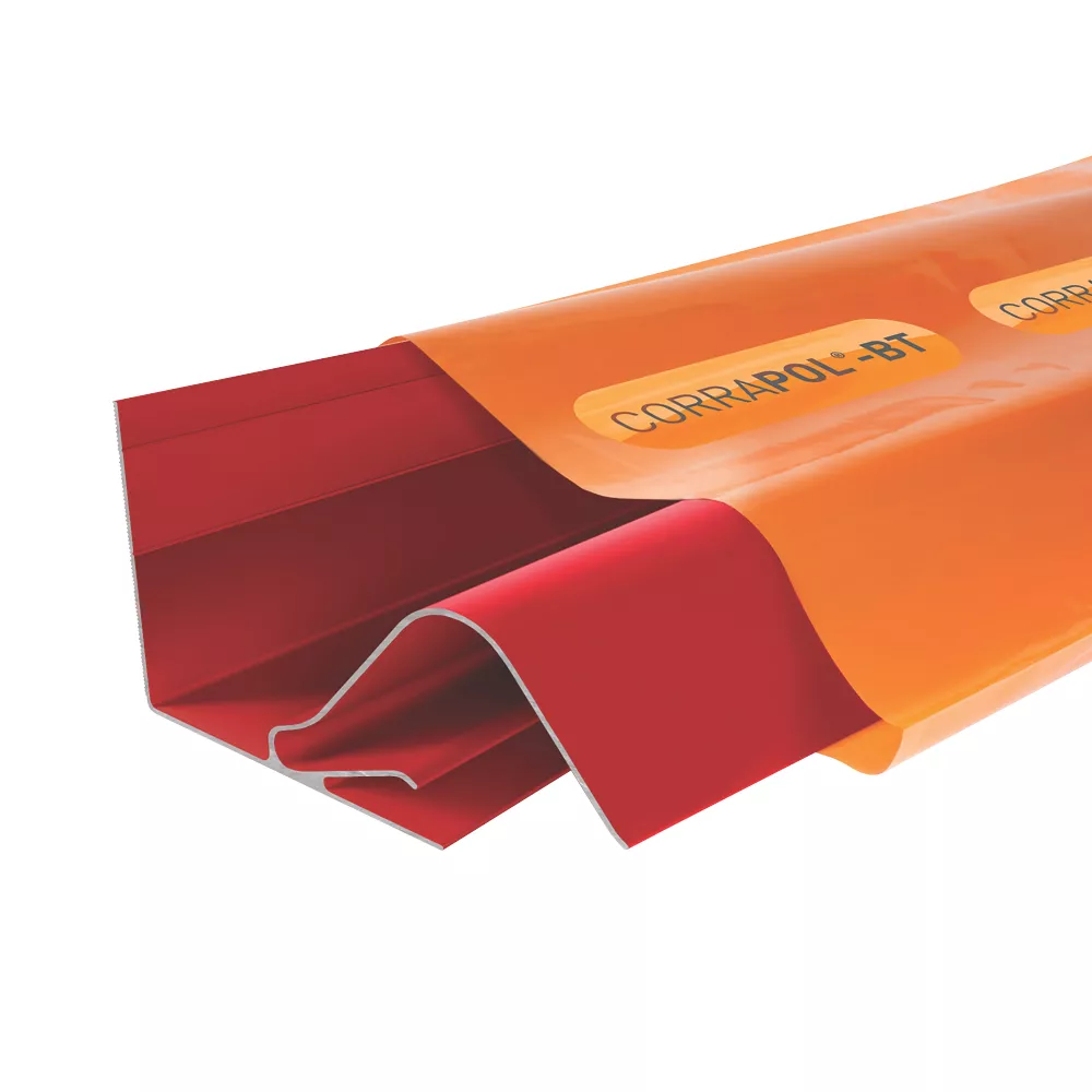 Corrapol-BT Rock N Lock Aluminium Wall Side Flashing Red 130 X 70mm X 2m 3 Corrapol-BT Rock N Lock Aluminium Wall Side Flashing Red 130 X 70mm X 2m