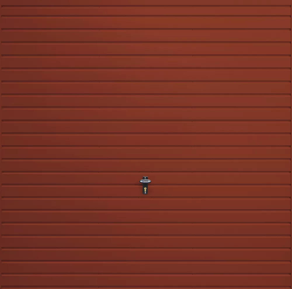 Gliderol Horizontal 8' X 7' Non-Insulated Framed Steel Up & Over Garage Door Terracotta 3 Gliderol Horizontal 8' X 7' Non-Insulated Framed Steel Up & Over Garage Door Terracotta