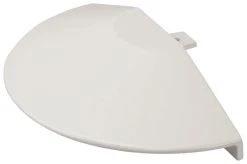 ALUKAP-XR White Roof Lantern Radius End Cap 100mm X 180mm