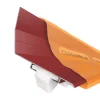 Corrapol-BT Rock N Lock Aluminium Wall Top Flashing Red 165 X 90mm X 3m -ClearAmber shop 537VK P