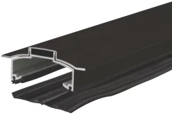ALUKAP-XR Brown Glazing Hip Bar With Gasket 80mm X 4800mm