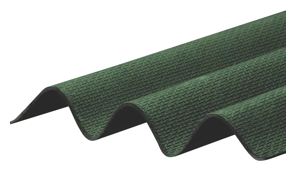 Corrapol-BT AC110GR Bitumen Roof Sheet Green 2000 X 930mm 3 Corrapol-BT AC110GR Bitumen Roof Sheet Green 2000 X 930mm
