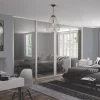 Spacepro 4-Door Sliding Wardrobe Door Kit Dove Grey Frame Mirror Panel 2898 X 2260mm 1 Spacepro 4-Door Sliding Wardrobe Door Kit Dove Grey Frame Mirror Panel 2898 X 2260mm -ClearAmber shop 577KF P