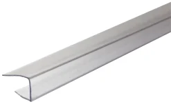 SNAPA Clear 10mm C-Section Glazing Bar 15mm X 3000mm