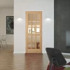 Jeld-Wen 15-Clear Light Unfinished Oak Veneer Wooden 15-Panel Internal Door 2040 X 826mm