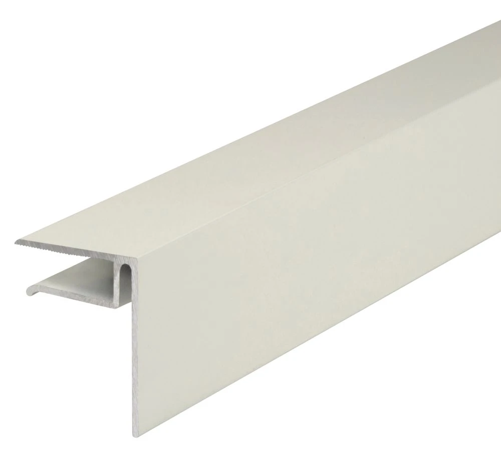 ALUKAP-XR White 10mm Sheet End Stop Bar 40mm X 3000mm 3 ALUKAP-XR White 10mm Sheet End Stop Bar 40mm X 3000mm