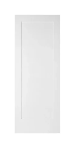 Jeld-Wen Primed White Wooden 1-Panel Shaker Internal Door 1981 X 686mm