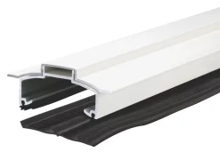ALUKAP-XR White Glazing Hip Bar With Gasket 80mm X 4800mm