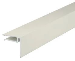 ALUKAP-XR White 6.4mm Sheet End Stop Bar 40mm X 4800mm