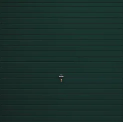 Gliderol Horizontal 7&apos; X 6&apos; 6" Non-Insulated Frameless Steel Up & Over Garage Door Moss Green