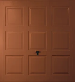 Gliderol Georgian 7&apos; 6" X 6&apos; 6" Non-Insulated Frameless Steel Up & Over Garage Door Clay Brown