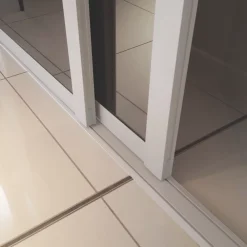 Spacepro Shaker 2-Door Sliding Wardrobe Door Kit Cashmere Frame Mirror Panel 1449 X 2260mm 7 Spacepro Shaker 2-Door Sliding Wardrobe Door Kit Cashmere Frame Mirror Panel 1449 X 2260mm -ClearAmber shop 659GK A2