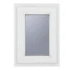 Crystal Top Opening Double-Glazed Casement White UPVC Window 440 X 610mm -ClearAmber shop 666JP P
