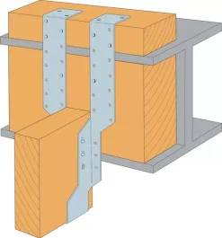 Simpson Strong-Tie Long Leg Timber To Timber Joist Hangers 45 X 477mm 10 Pack -ClearAmber shop 66779 A4