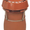 YBS Anti-Downdraught Chimney Cowl Aluminium & Stainless Steel 140 X 310mm -ClearAmber shop 67341 P