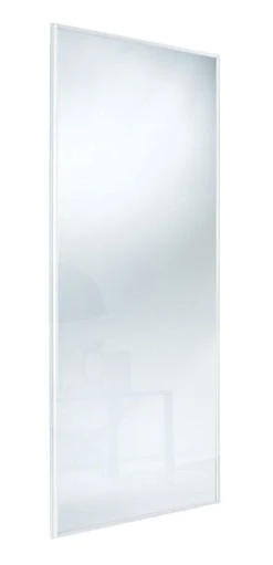 Spacepro Classic 2-Door Framed Sliding Mirror Wardrobe Doors White Frame Mirror Panel 1793 X 2260mm 7 Spacepro Classic 2-Door Framed Sliding Mirror Wardrobe Doors White Frame Mirror Panel 1793 X 2260mm -ClearAmber shop 6772F A1