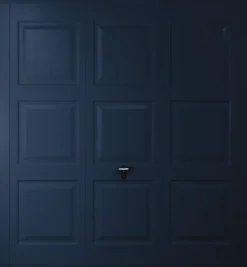 Gliderol Georgian 8&apos; X 6&apos; 6" Non-Insulated Frameless Steel Up & Over Garage Door Steel Blue