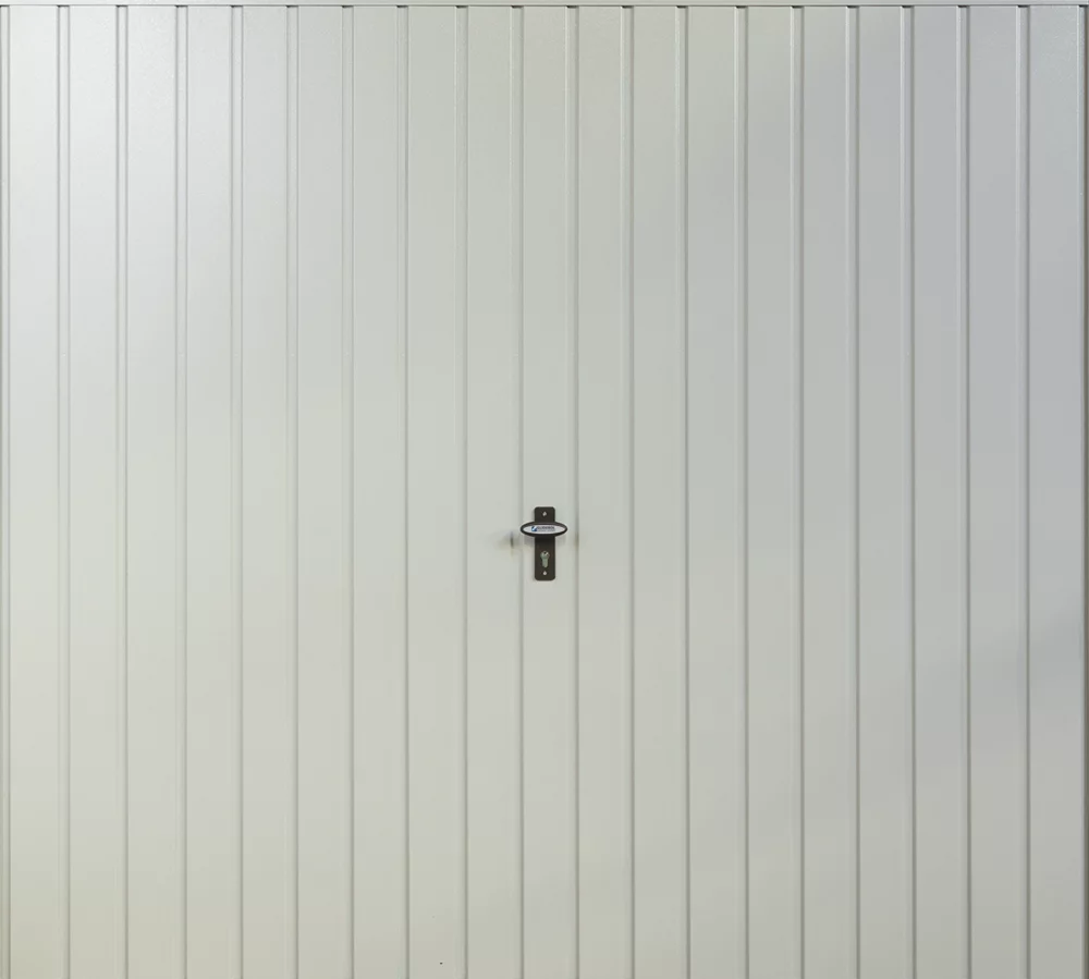 Gliderol Vertical 8' X 6' 6" Non-Insulated Framed Steel Up & Over Garage Door Light Grey 3 Gliderol Vertical 8' X 6' 6" Non-Insulated Framed Steel Up & Over Garage Door Light Grey