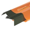 Corrapol-BT Rock N Lock Aluminium Rigid Side Flashing Green 125 X 97mm X 3m -ClearAmber shop 710VK P