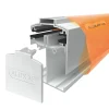 ALUKAP-SS White Self-Support Gable Bar 60mm X 4800mm -ClearAmber shop 714FH P