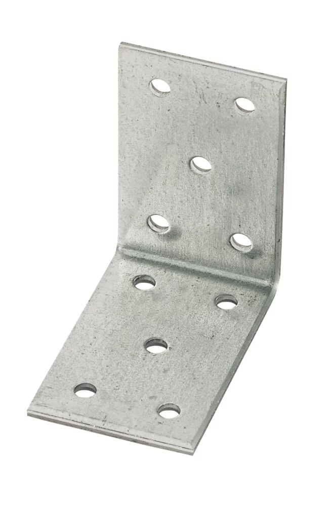 Sabrefix Heavy Duty Angle Brackets Galvanised 40 X 60mm 25 Pack 3 Sabrefix Heavy Duty Angle Brackets Galvanised 40 X 60mm 25 Pack