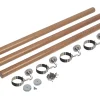 Richard Burbidge White Oak Round Staircase Handrail Kit 3600mm 1 Richard Burbidge White Oak Round Staircase Handrail Kit 3600mm -ClearAmber shop 71777 P