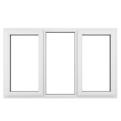 Crystal Left & Right-Hand Opening Double-Glazed Casement White UPVC Window 1770 X 1190mm