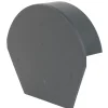 Glidevale Grey Universal Dry Verge Half Round Ridge Caps 2 Pack -ClearAmber shop 7180J P